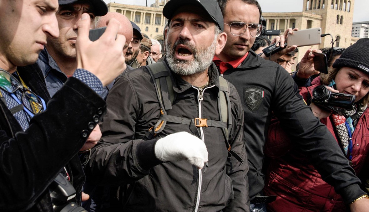 أرمينيا تغلي... اعتقال زعيم حركة الاحتجاج باشينيان بعد فشل لقائه مع سركيسيان