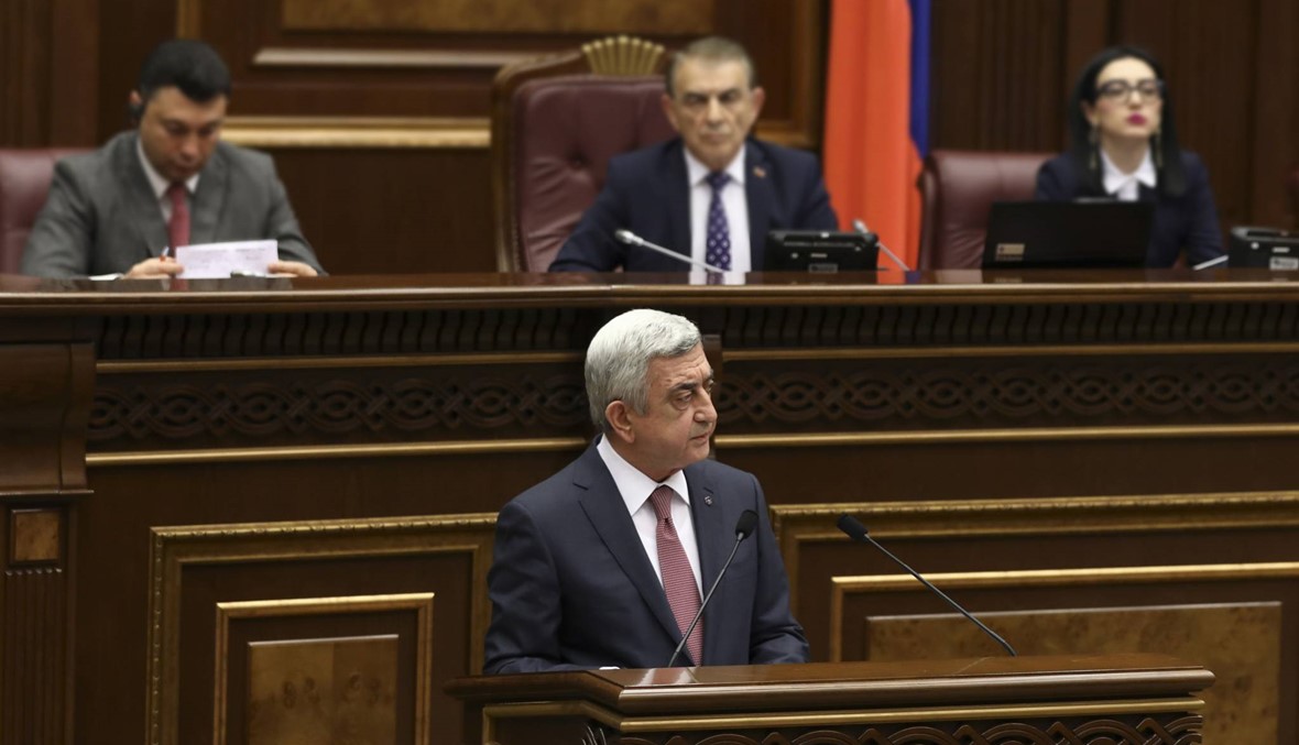 أرمينيا: رئيس الوزراء سيرج سركيسيان استقال... "كنت مخطئًا"