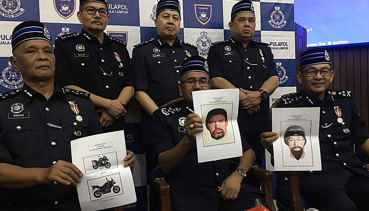 اغتيال البطش في ماليزيا: الشرطة تنشر رسمين للمشتبه فيهما
