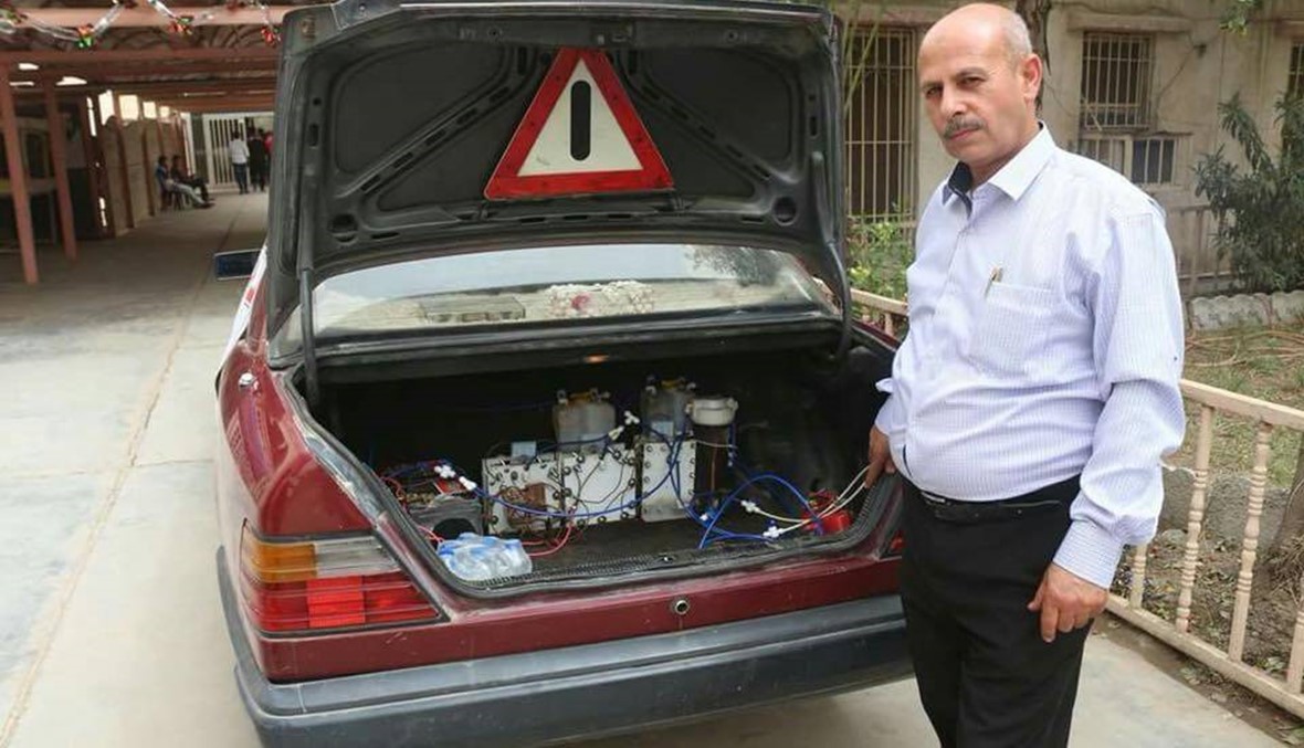 عراقي يطور سيارة مرسيدس تعمل على الماء بدل الوقود!