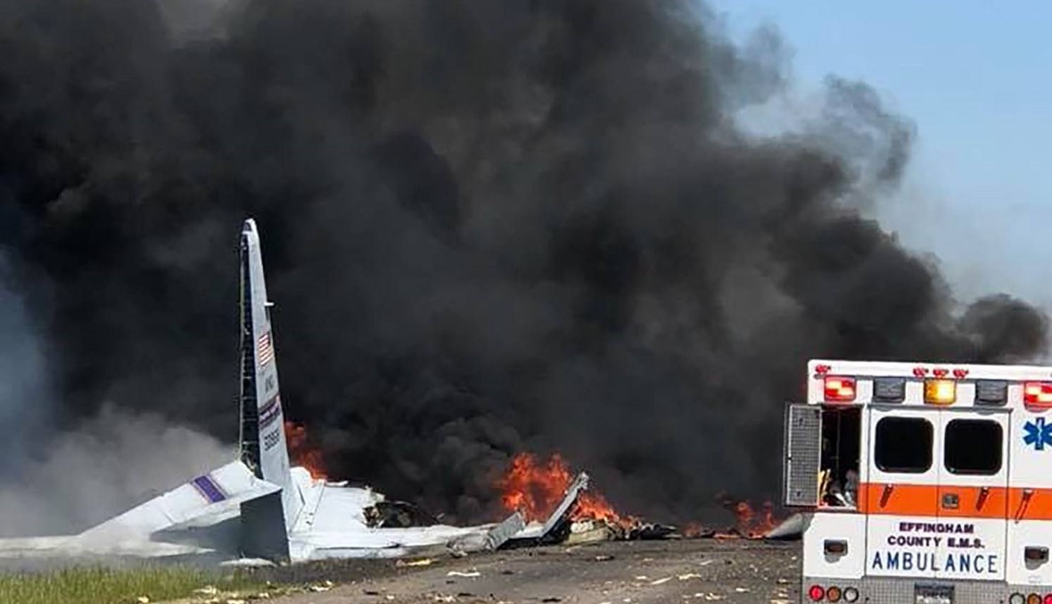 خمسة قتلى بتحطم طائرة عسكرية في جورجيا