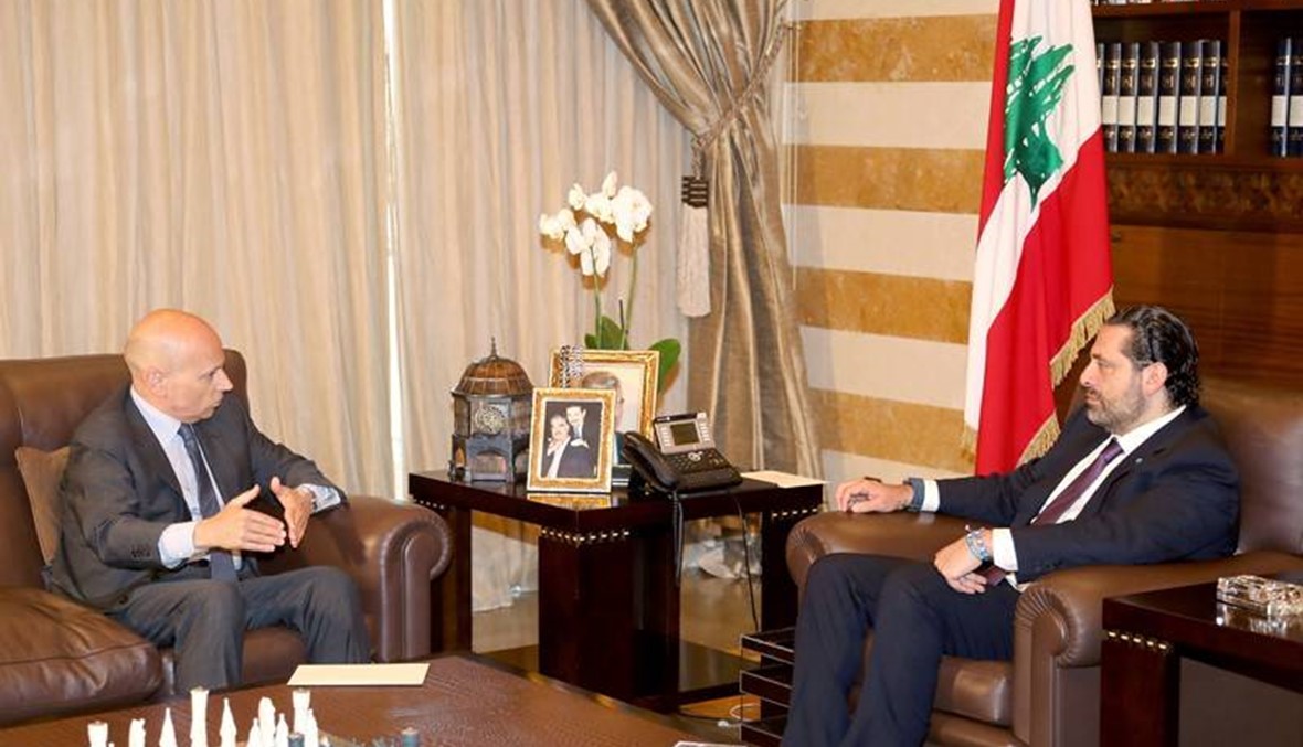 السفير الايطالي التقى الحريري: نلتزم بتنفيذ وعود مؤتمر روما