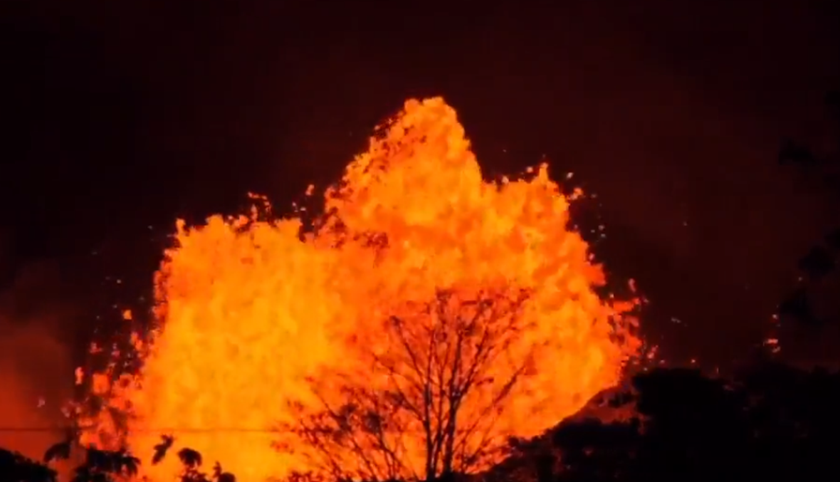 بالفيديو- بركان كيلوا الناشط يهدّد المنطقة والسكان