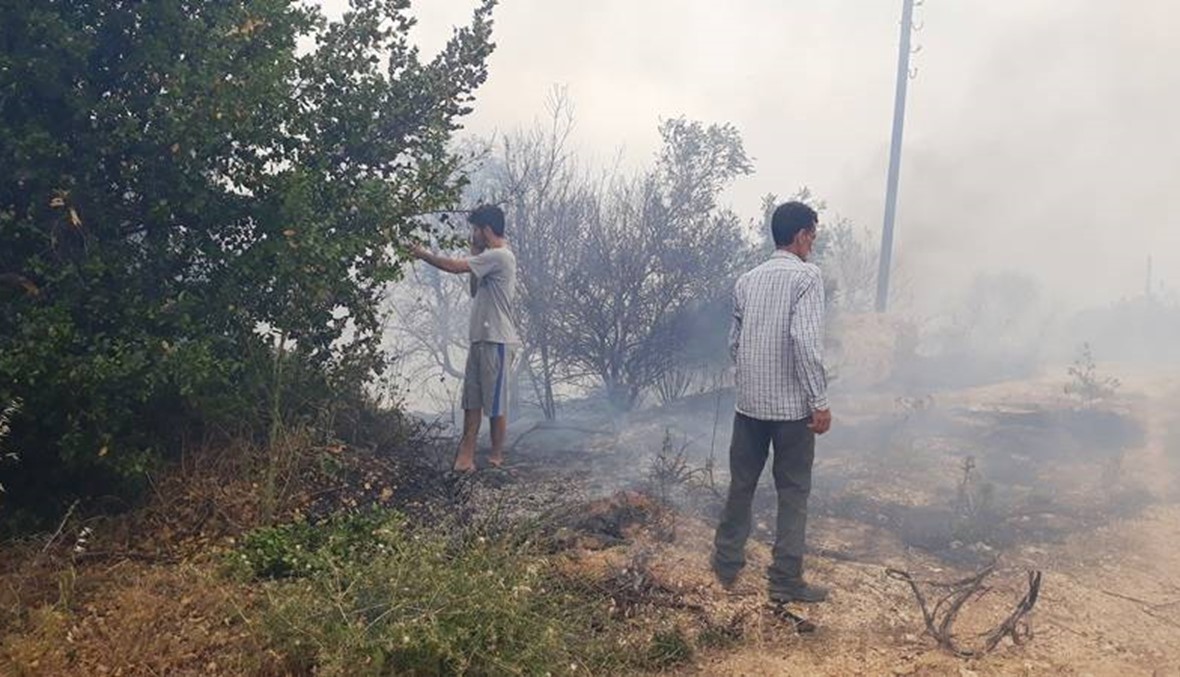 بالصور: حريق كبير في عكار