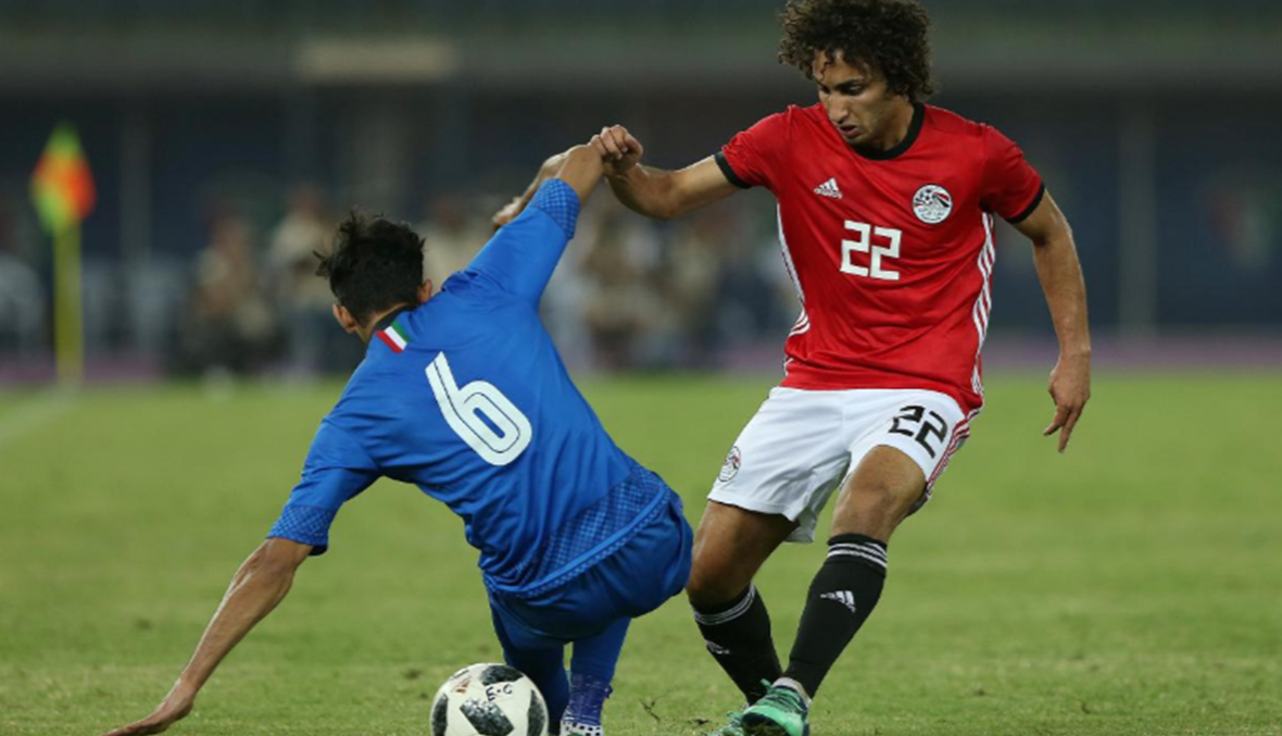 مصر تتعادل مع الكويت 1-1 استعداداً للمونديال