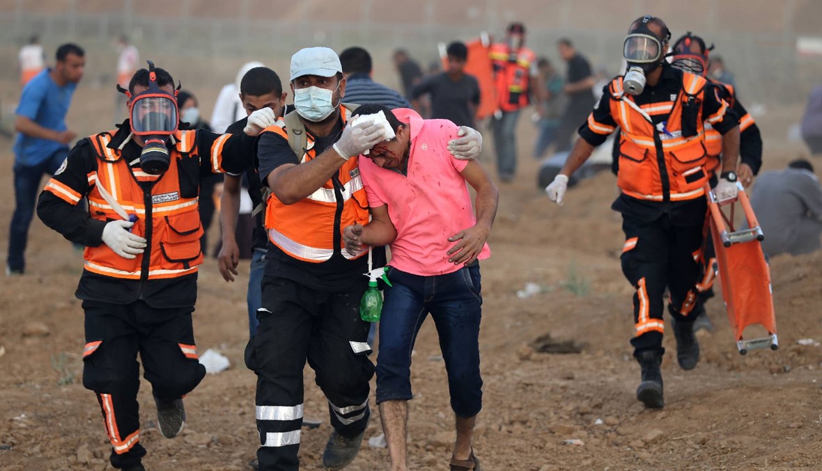 احتجاجات غزة: مقتل مسعفة فلسطينيّة برصاص الجيش الإسرائيلي