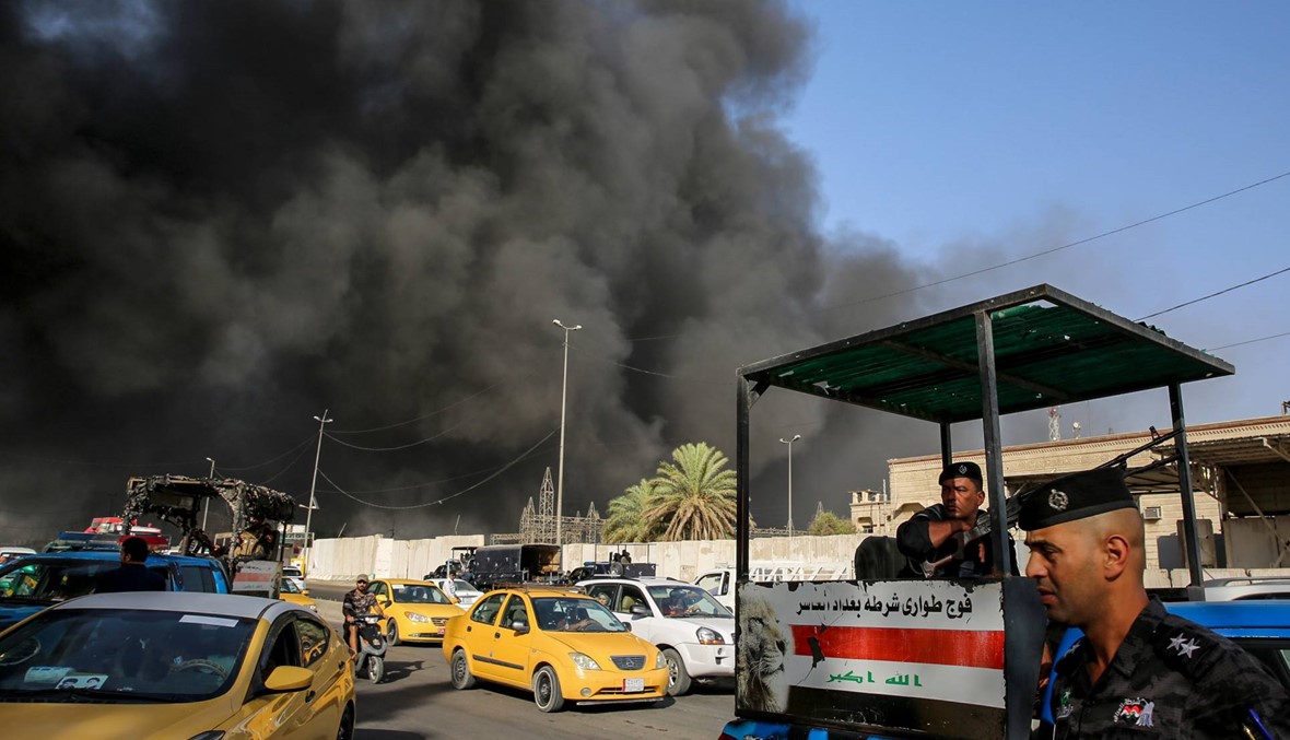 بغداد: حريق كبير يلتهم أكبر مخازن صناديق الاقتراع... قبل إعادة العدّ اليدوي (فيديو وصور)