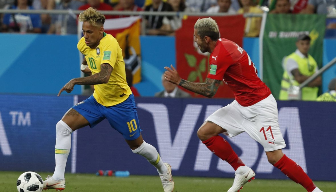 التغطية المباشرة لمباراة البرازيل وسويسرا
