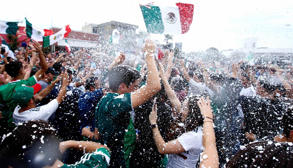 بالصور: "هزة أرضية" في مكسيكو بعد الفوز التاريخي على ألمانيا