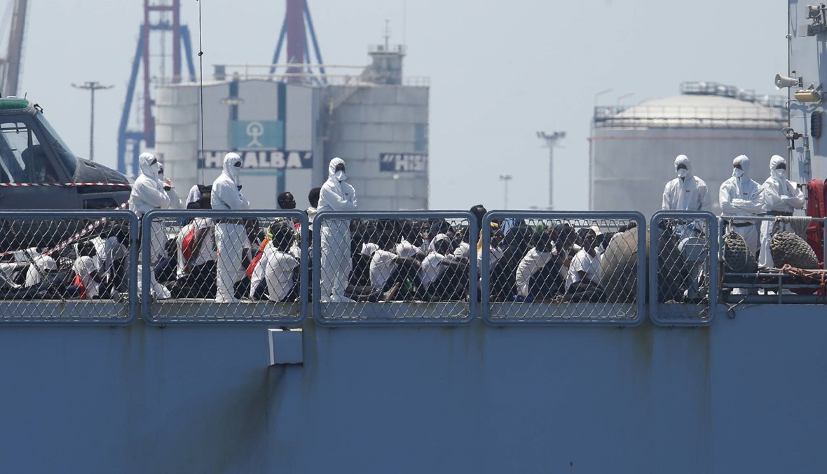 إسبانيا: نصف مهاجري "أكواريوس" يريدون اللجوء إلى فرنسا
