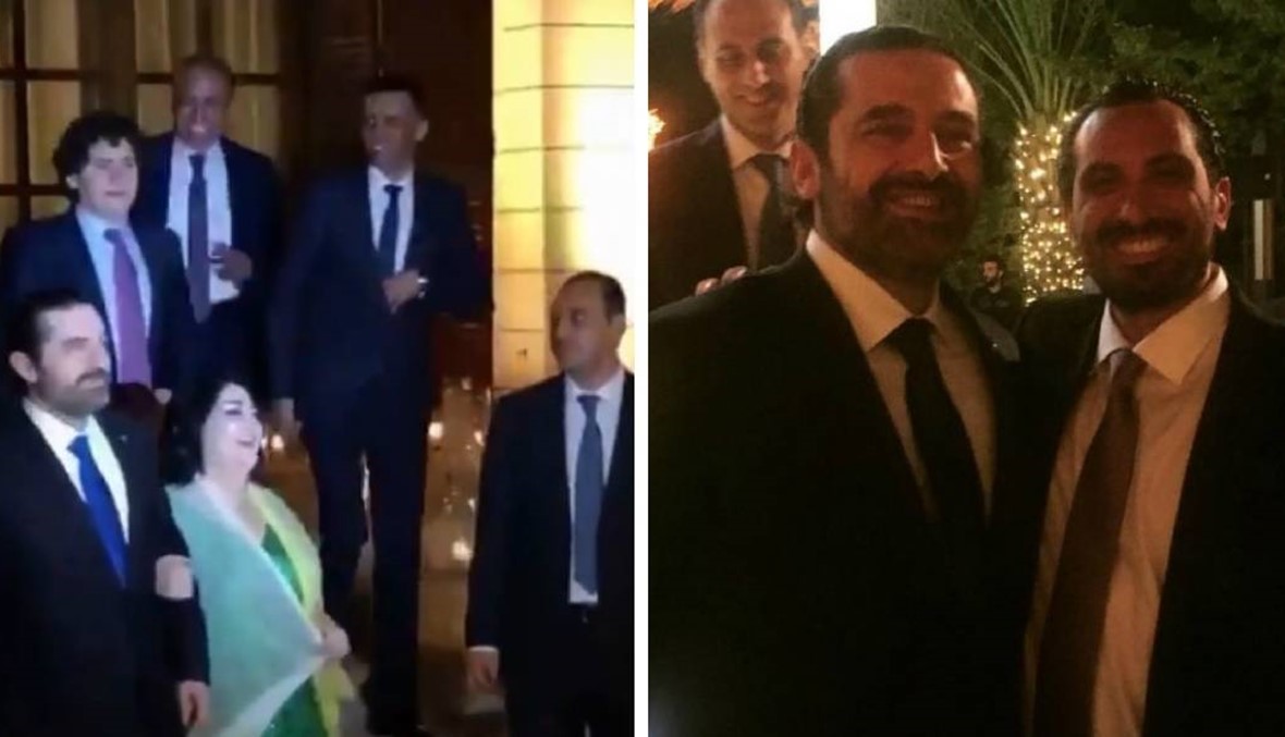 الحريري في زفاف أخيه بالأردن... "يا سعد لو تشوفه" (فيديو)