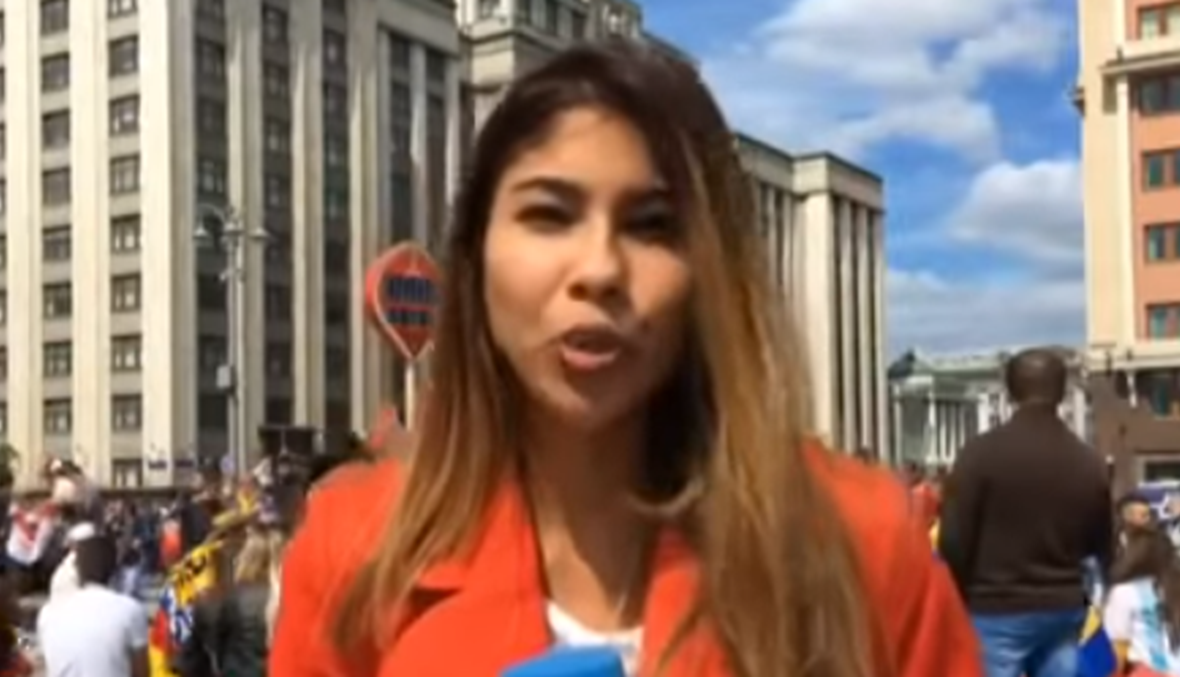 بالفيديو: تحرش بمذيعة اسبانية في مونديال روسيا
