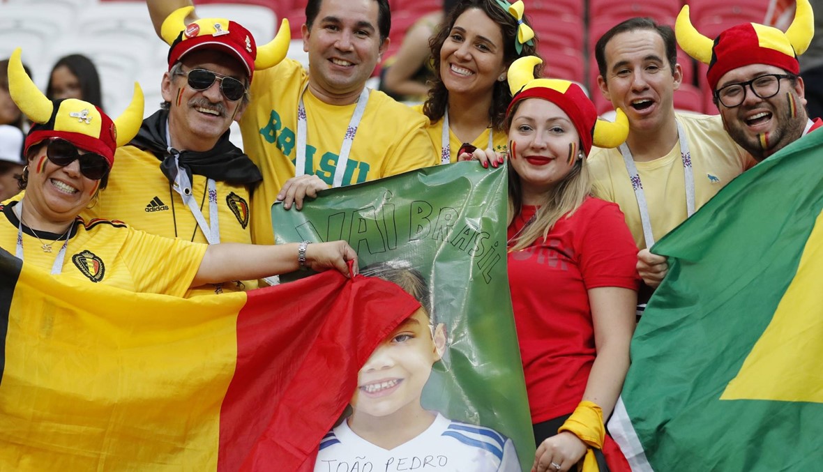 التغطية المباشرة لمباراة البرازيل وبلجيكا