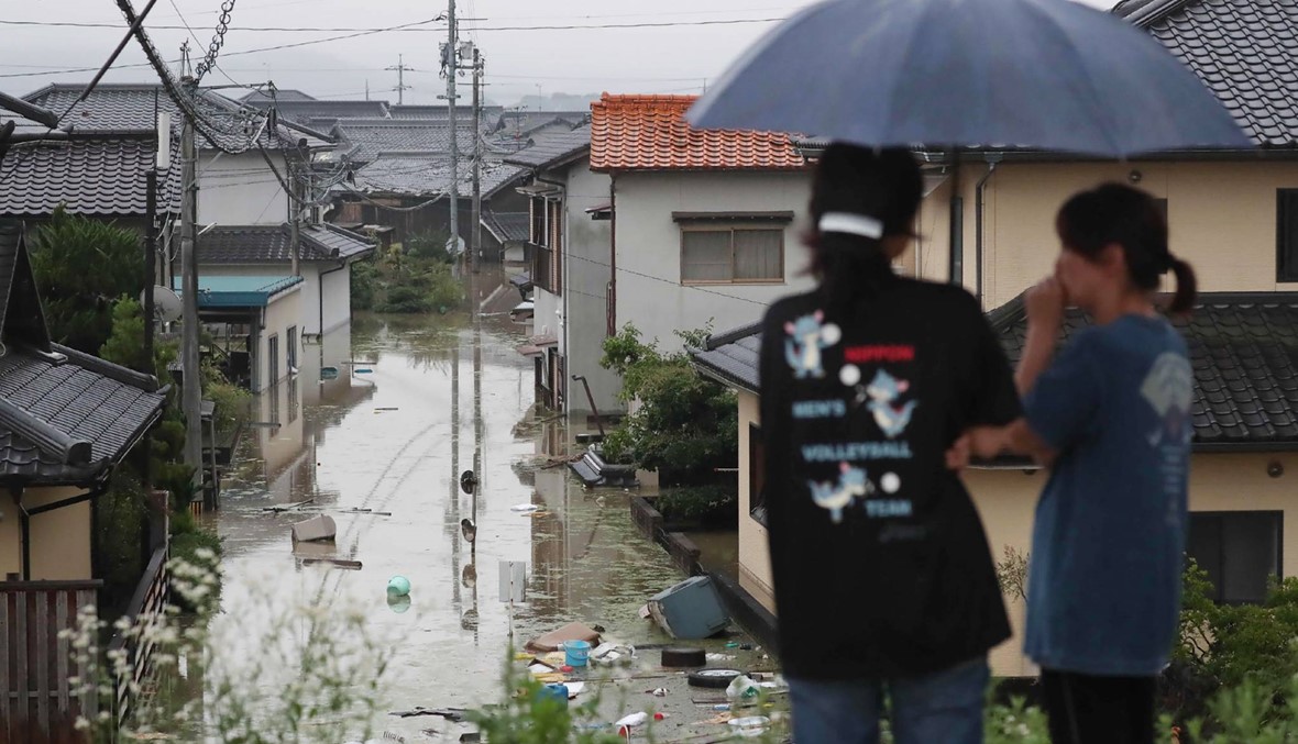 ارتفاع الحصيلة الموقتة لضحايا الأمطار الغزيرة في اليابان إلى 141 قتيلاً
