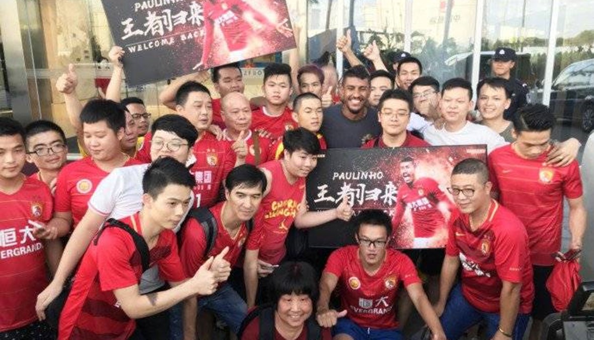 بالصور: باولينيو يعود إلى الدوري الصيني الزاخر بالنجوم