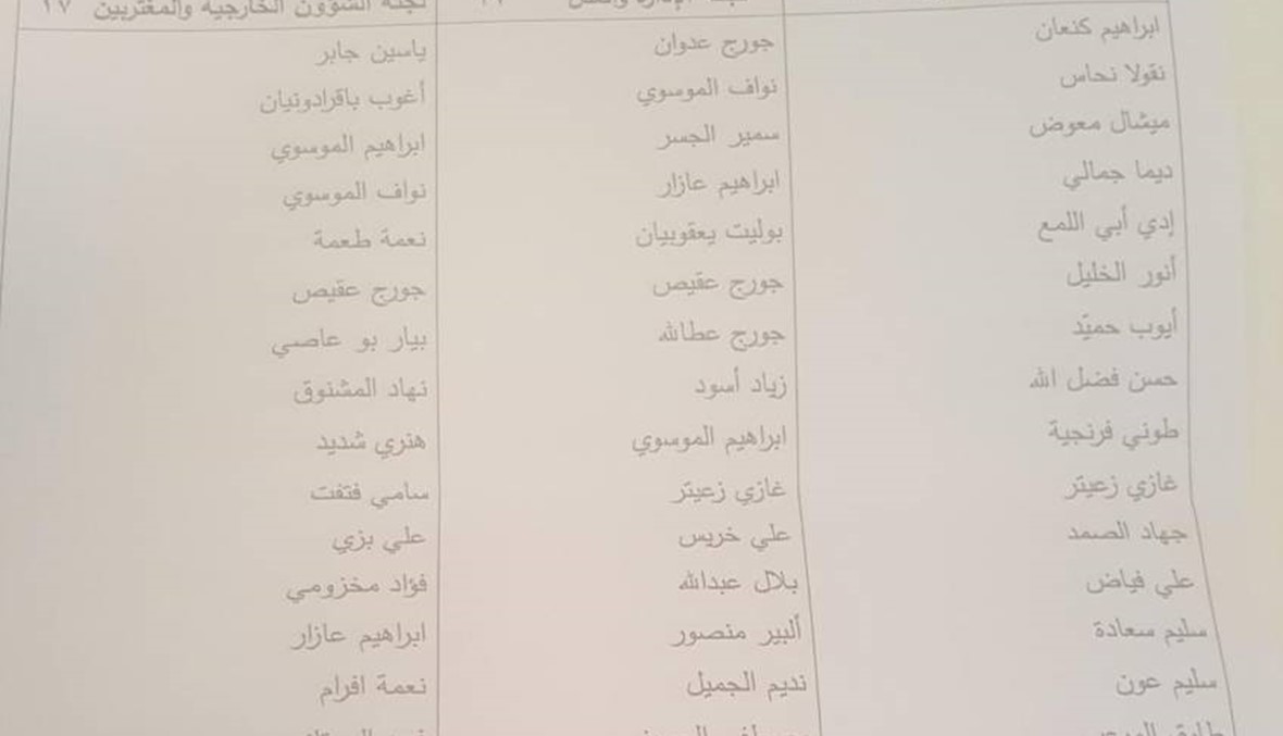 بالصور - إليكم اللجان النيابية الـ16 الجديدة