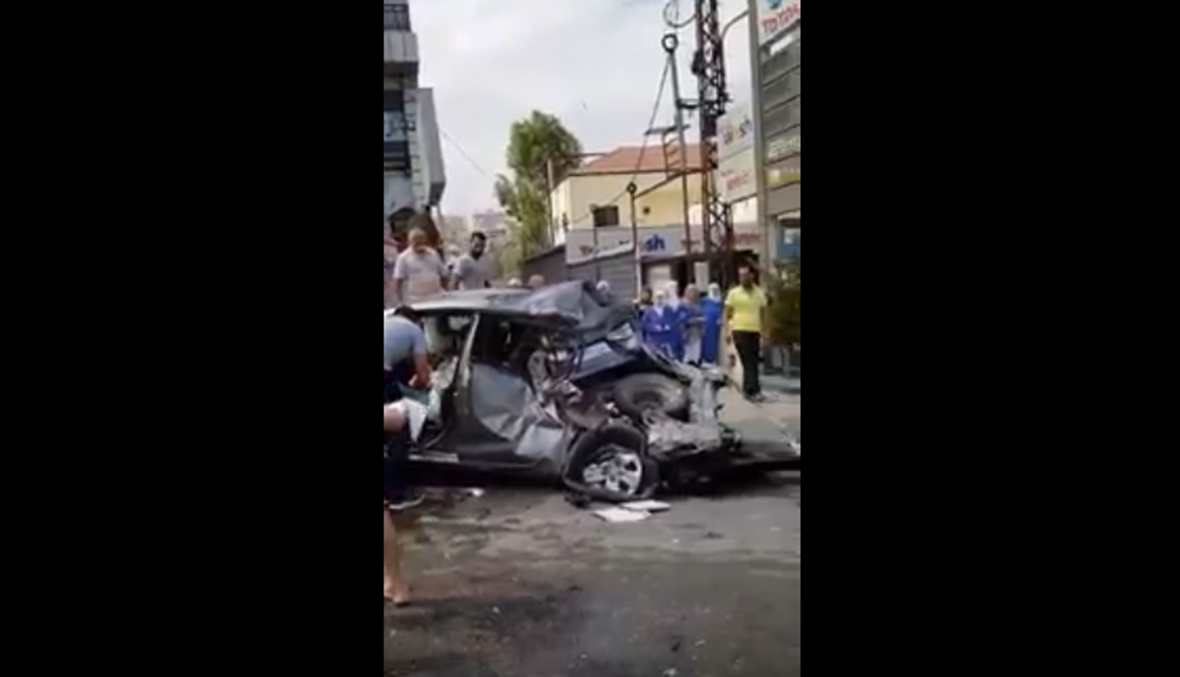 بالفيديو - حادث مروع في بشامون
