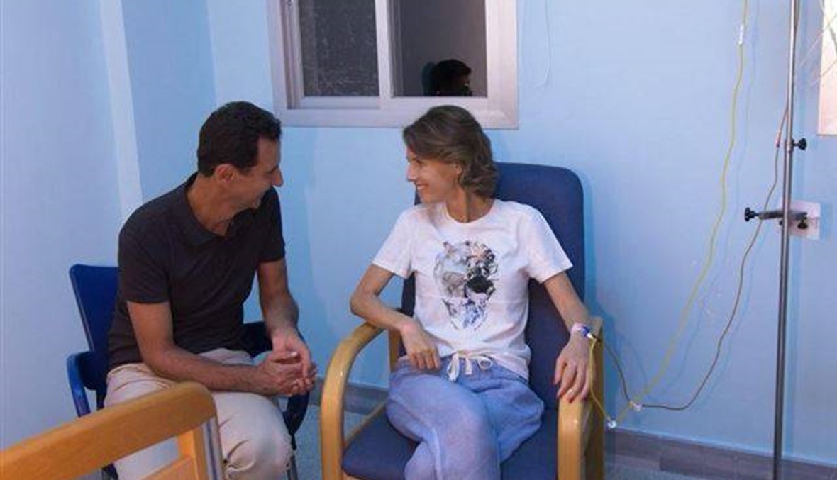 أسماء الأسد تبدأ علاجاً من سرطان الثدي