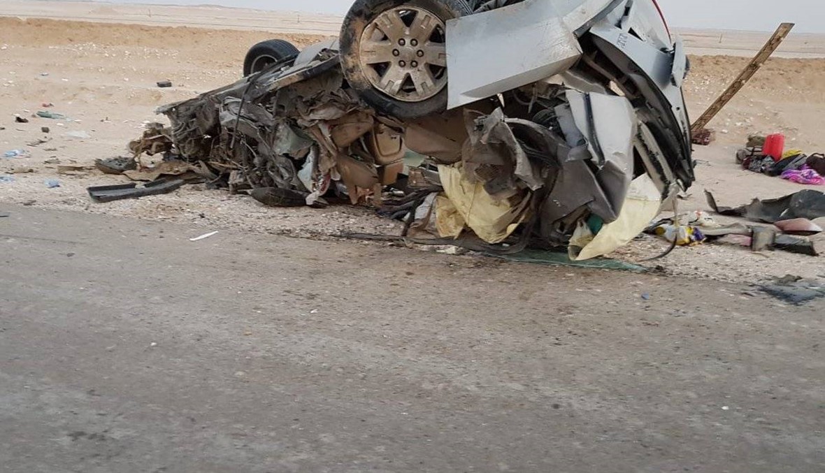 حادث سير مروع يودي بحياة 7 سعوديين في عمان (صور)
