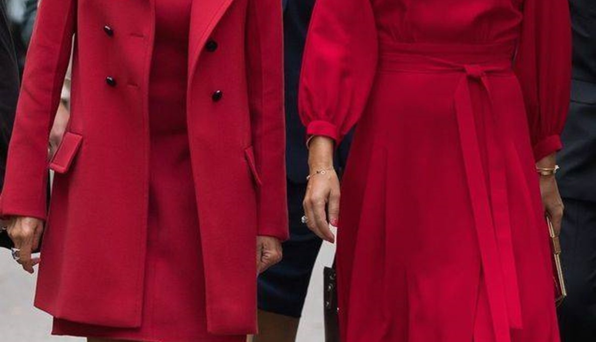 بريجيت ماكرون تثير المشاعر بطلّة Louis Vuitton الحمراء في الدانمارك (صور وفيديو)
