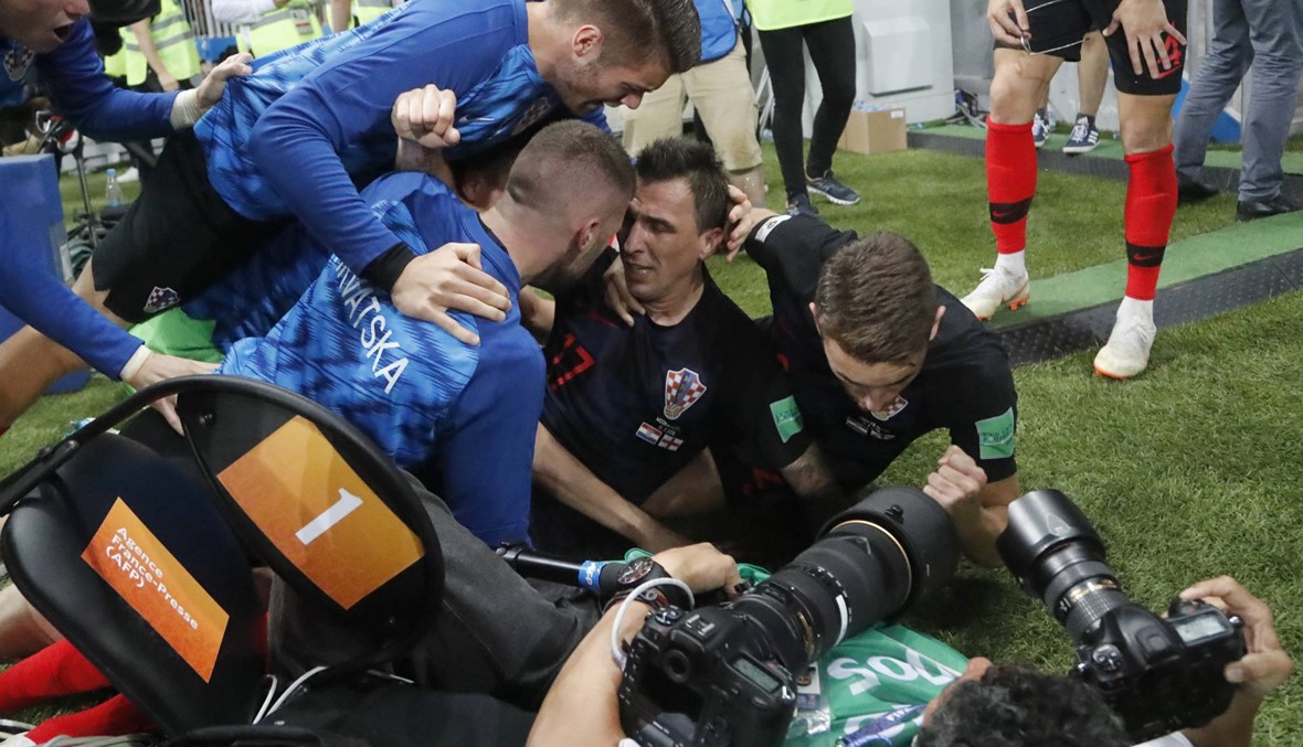 كرواتيا تستضيف مصور احتفال لاعبيها في نصف نهائي المونديال