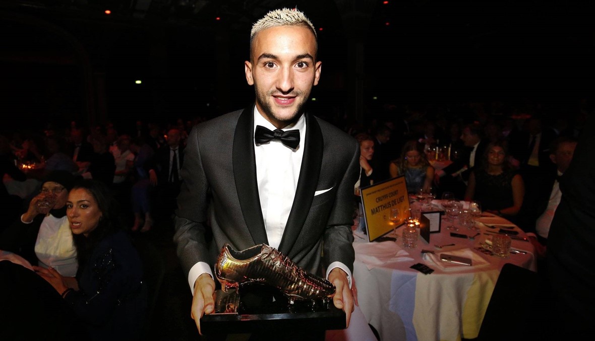 حكيم زياش أفضل لاعب في الدوري الهولندي