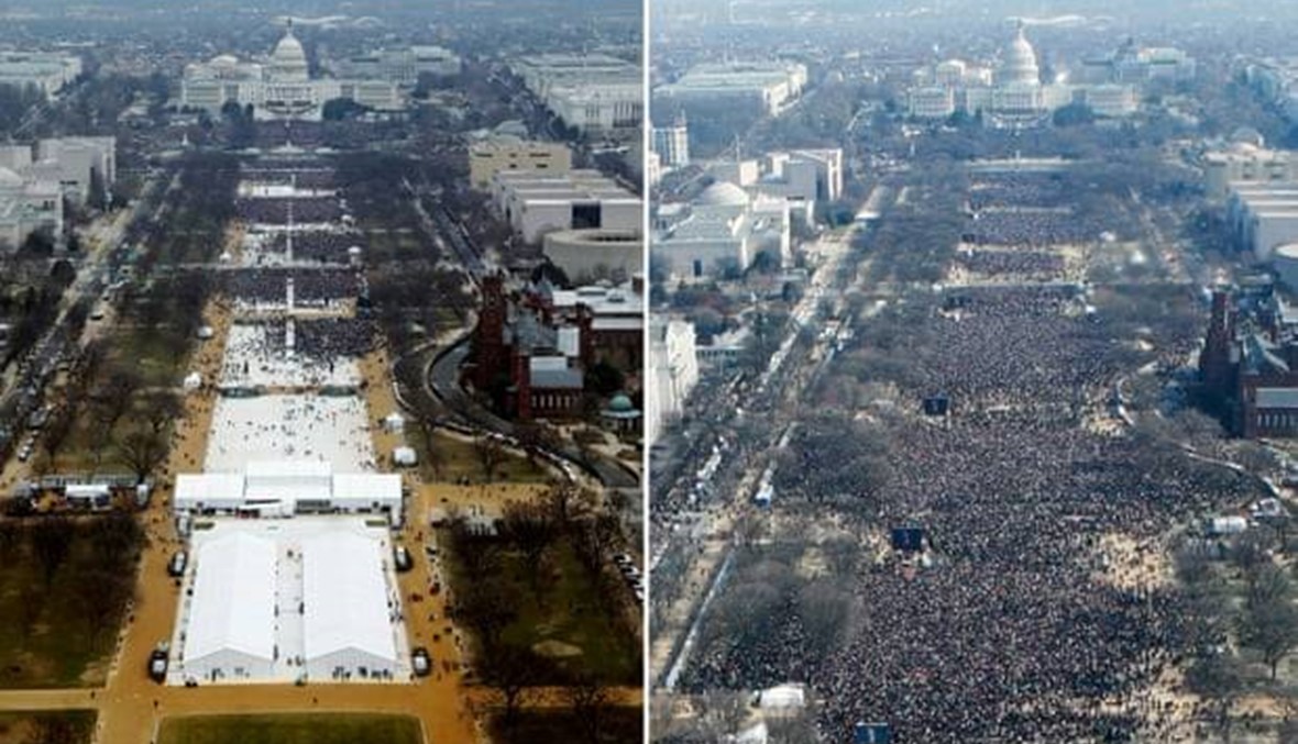 ترامب طلب التلاعب بالعديد من صور تنصيبه ليجعل الحشد يبدو أكبر