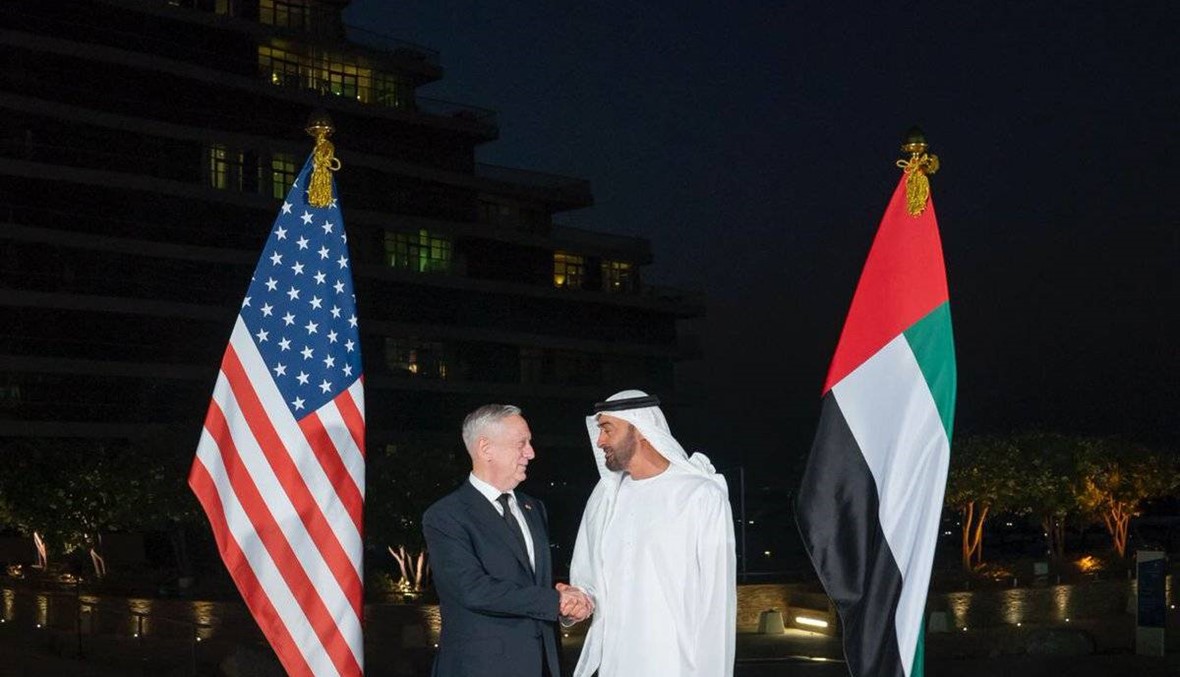 ولي عهد أبو ظبي يلتقي وزير الدفاع الأميركي