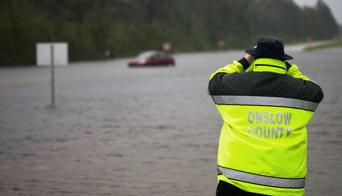 "فلورنس" يهدّد بفيضانات كبيرة: 13 ضحية، والعاصفة تحوّلت منخفضاً استوائيًّا