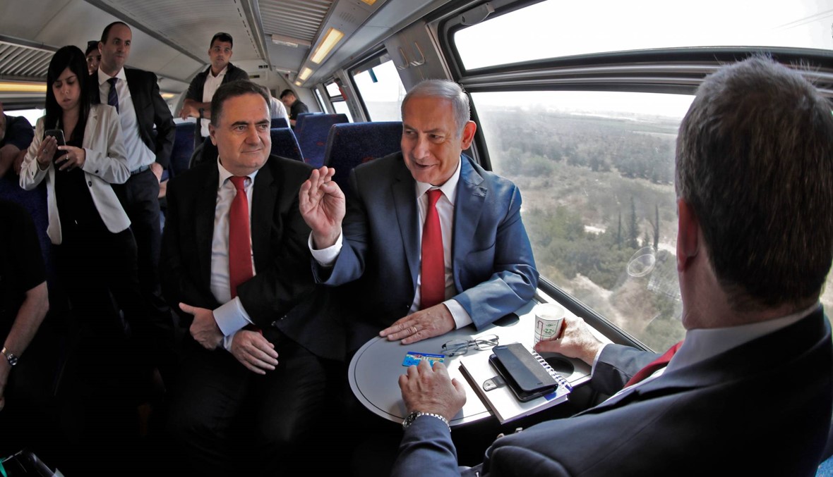 نتانياهو يجرب السفر بالقطار السريع من القدس إلى تل أبيب
