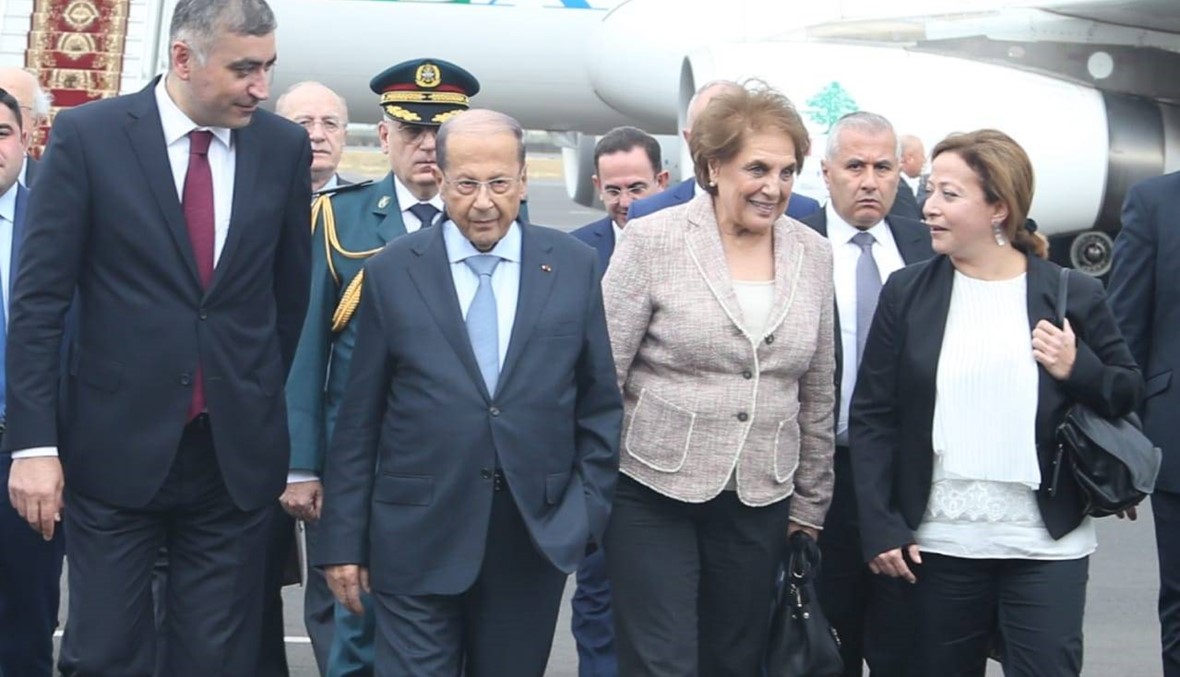 رئيس الجمهورية وصل إلى يريفان