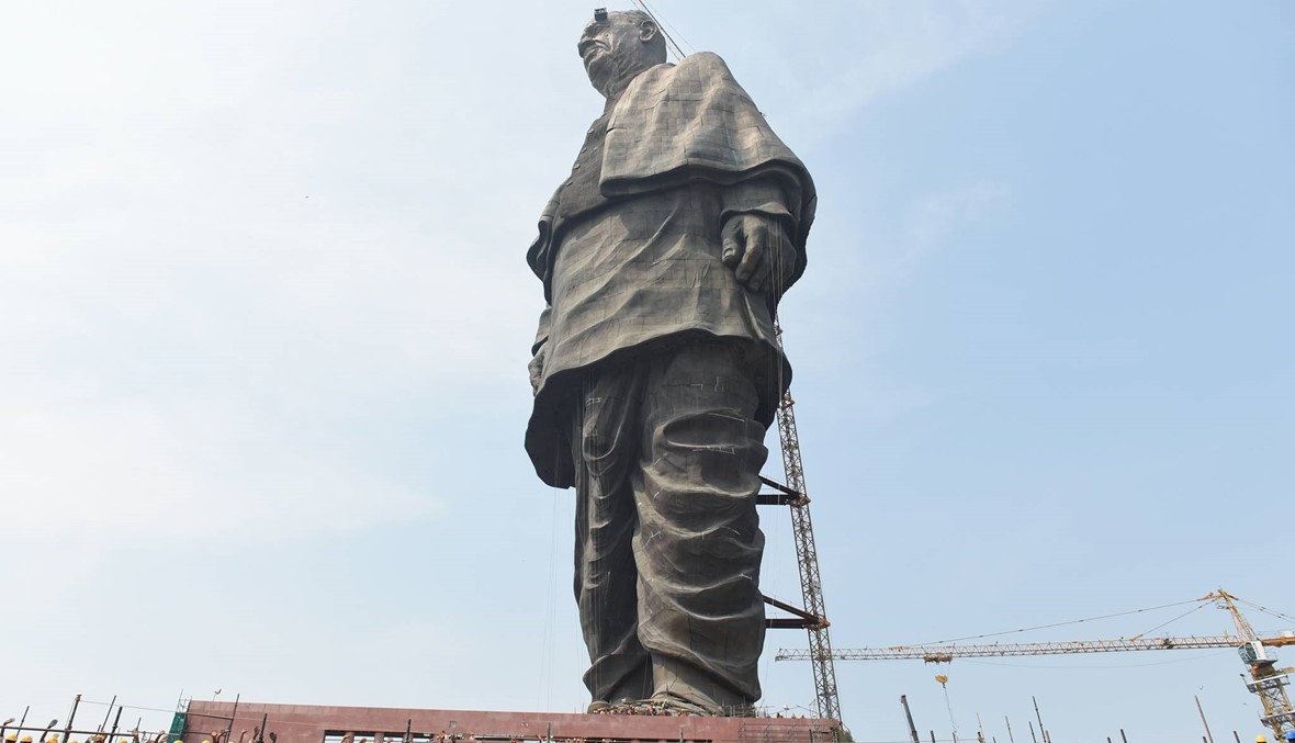 الهند تدشّن أعلى تمثال في العالم: سكّان غاضبون بسبب التكلفة والأضرار البيئيّة