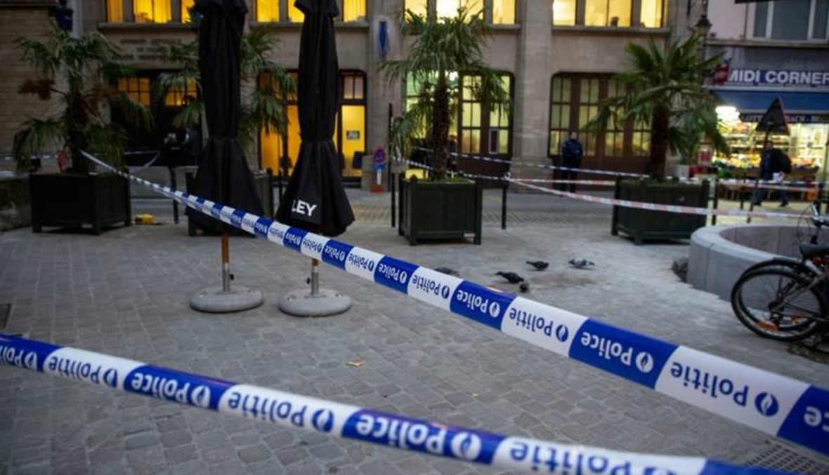 هجوم بسكين في بروكسل