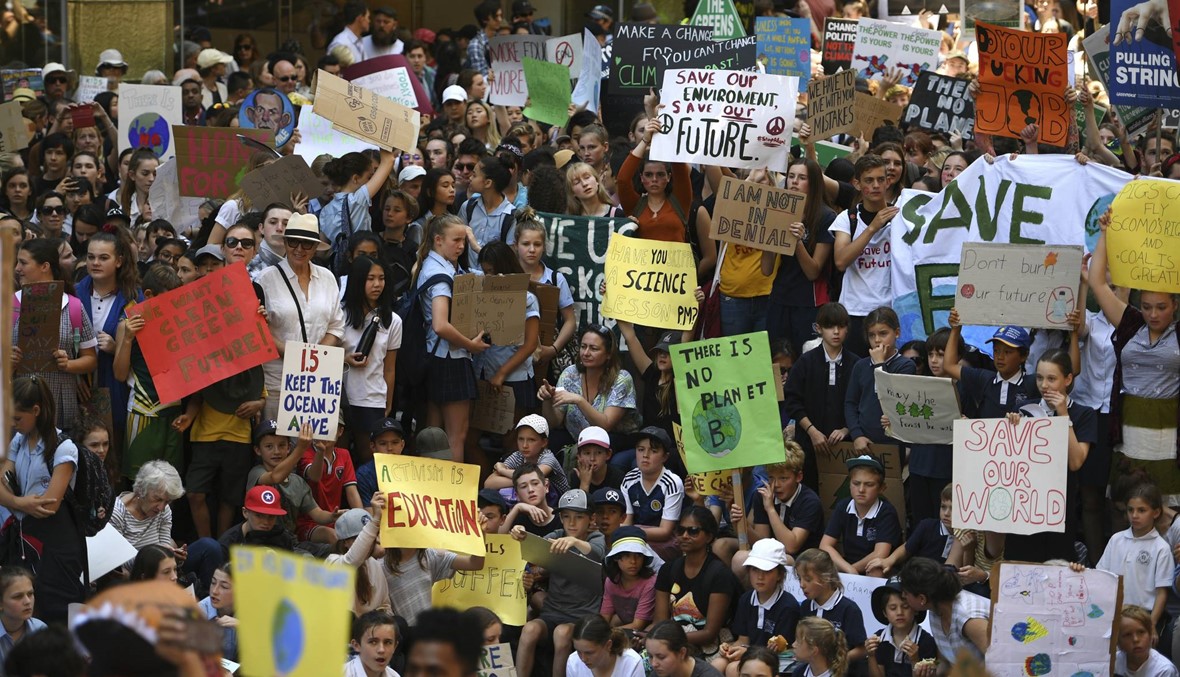 احتجاجاً على التقاعس بشأن تغير المناخ... أطفال اوستراليون يضربون عن الدراسة