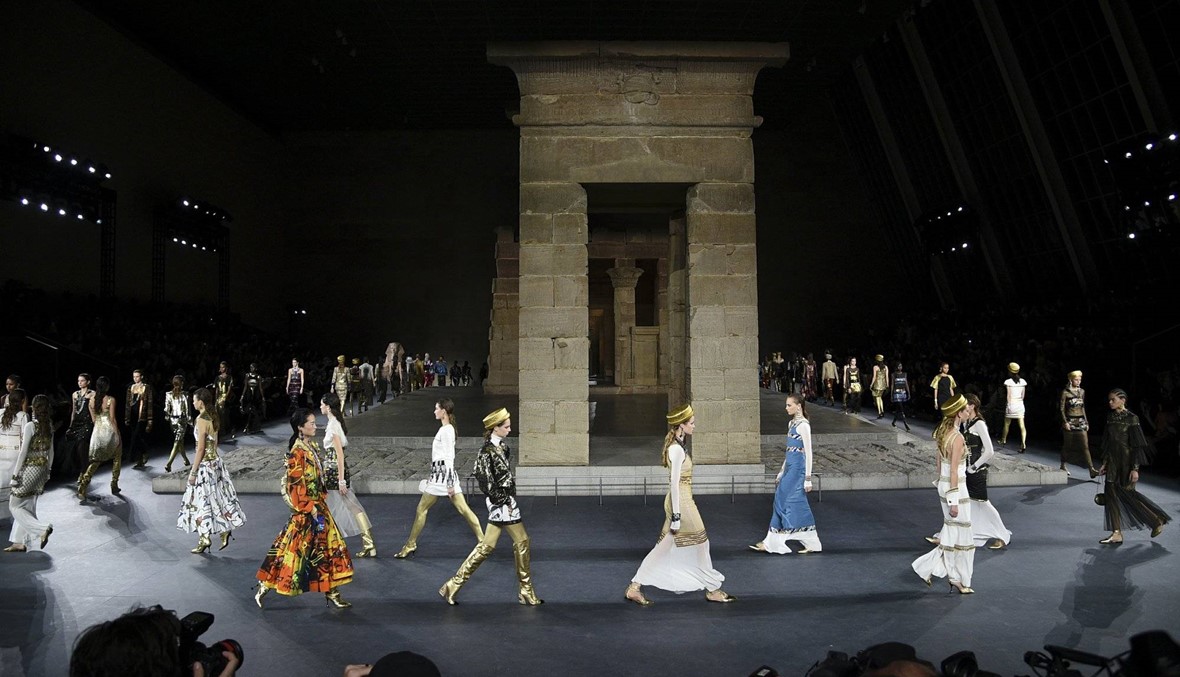 Karl Lagerfeld brings Chanel to ancient Egypt, at Met show