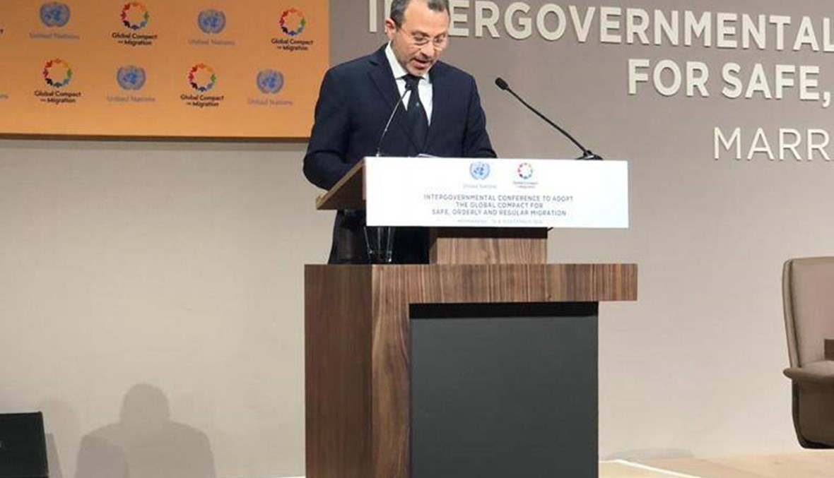 باسيل: سوريا اليوم آمنة بمعظمها والسوريون بمعظمهم يريدون العودة