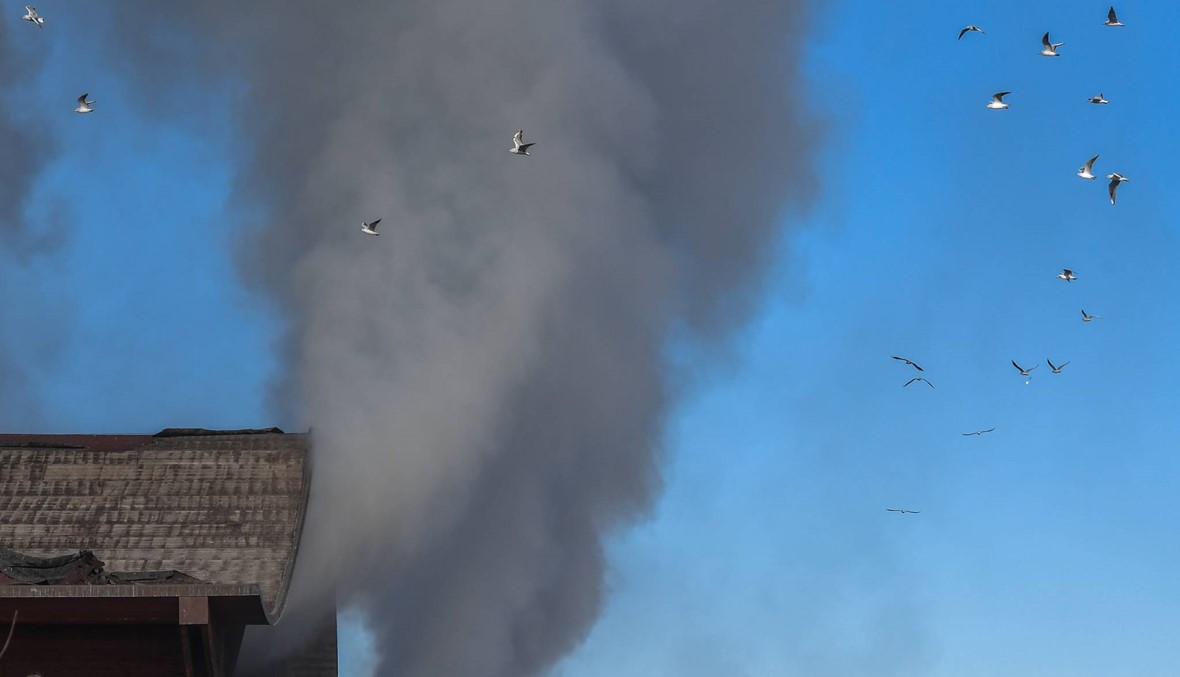 حريق كبير في روما: مصنع لمعالجة النفايات اشتعل... والروائح كريهة