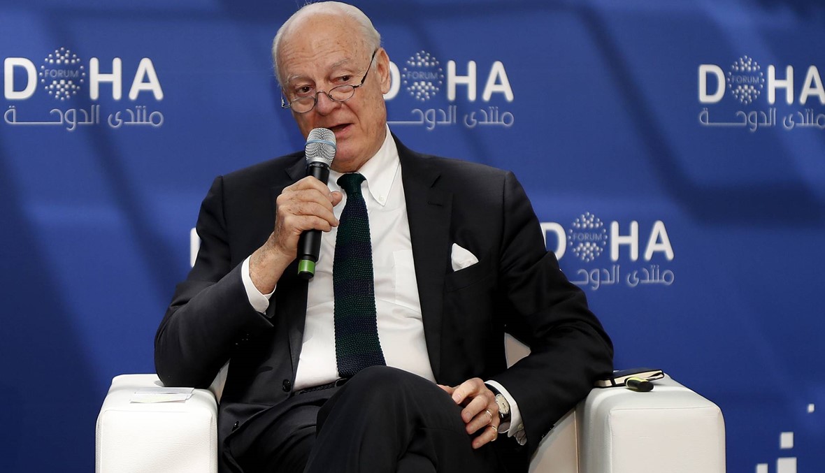 دي ميستورا من الدوحة: السلام في سوريا ممكن عبر "لجنة دستوريّة ذات صدقيّة وشاملة"