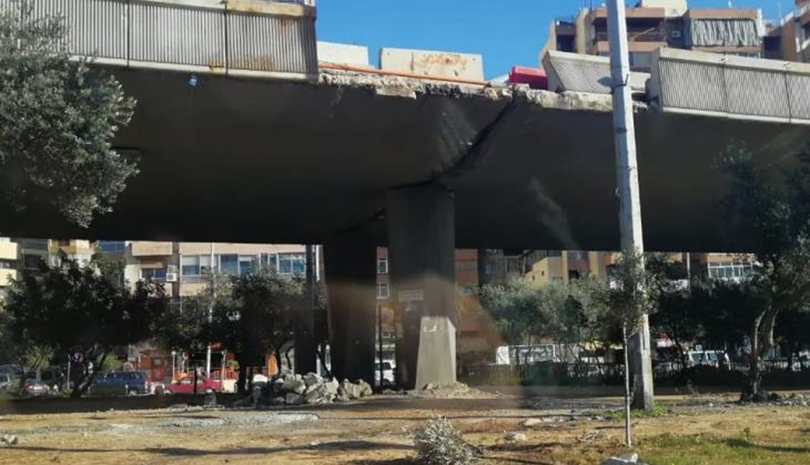 ماذا أوضحت بلدية بيروت لـ"النهار" حول تشققات جسر الكولا؟