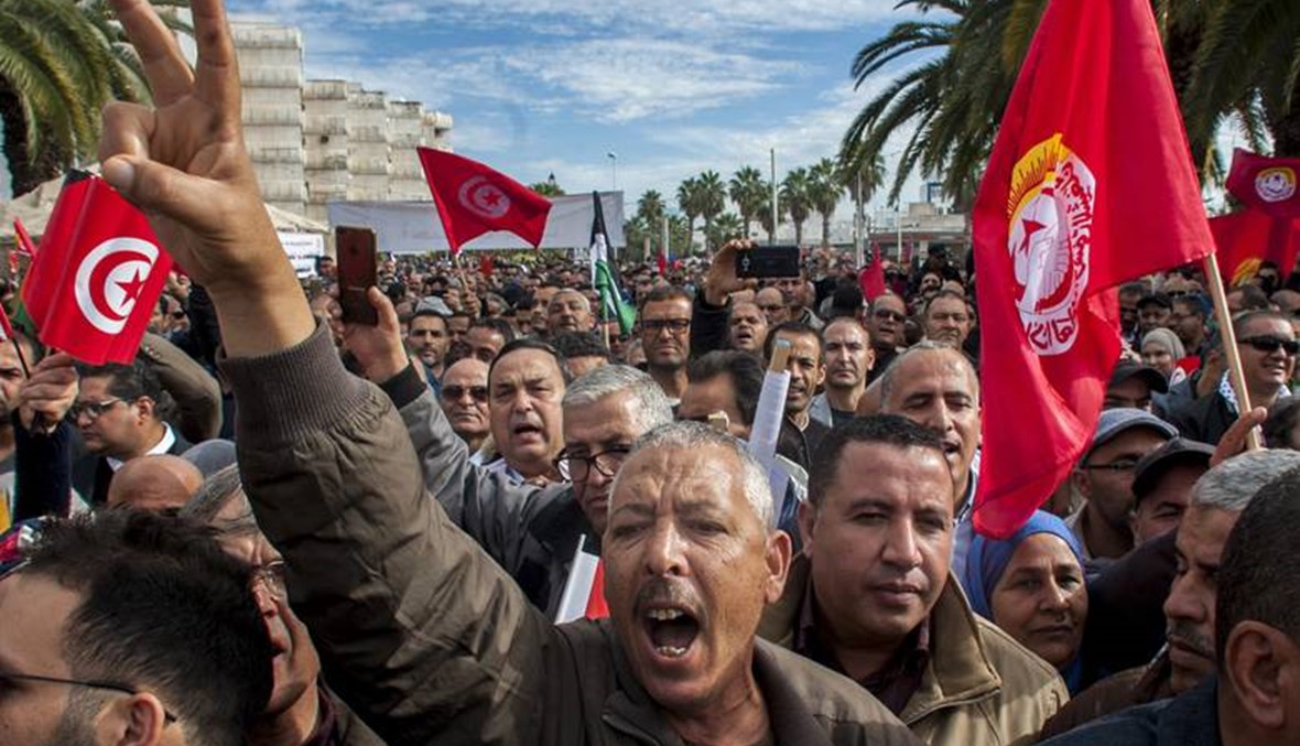 اضراب عام لاتحاد الشغل التونسي احتجاجا على عدم رفع الاجور