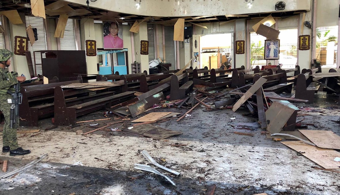 18 قتيلا في اعتداء على كاتدرائية في الفيليبين تبناه تنظيم الدولة الاسلامية