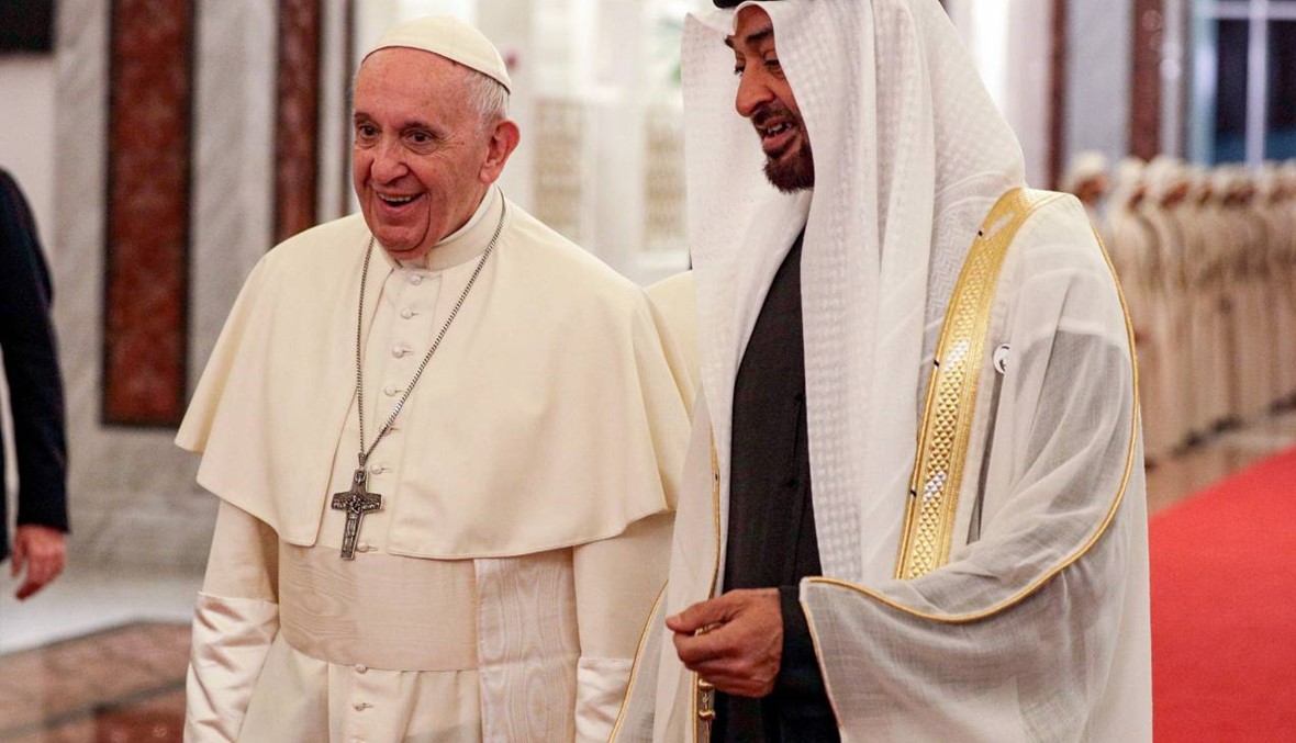 البابا في الإمارات رسول حوار وسلام..."لقاء الأخوة"منصة لنبذ العنف