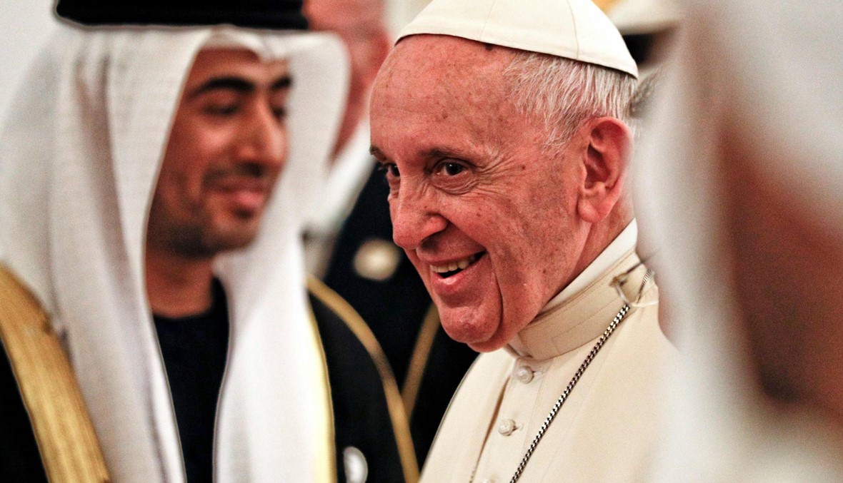 البابا فرنسيس يلتقي ولي عهد أبو ظبي