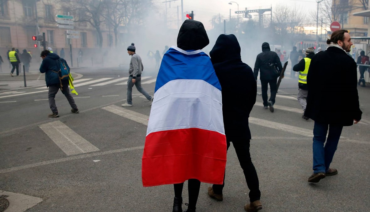 50  ألف متظاهر في التحرك الثالث عشر لمحتجي "السترات الصفر" في فرنسا