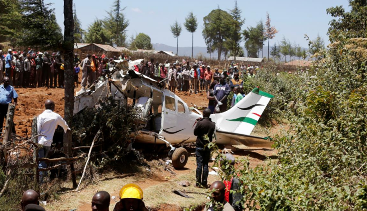مقتل 5 بينهم 3 أميركيين في تحطم طائرة في كينيا (فيديو)