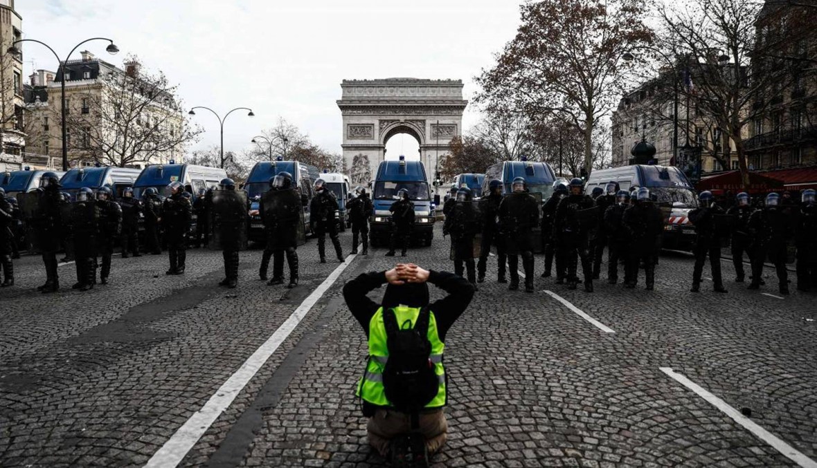 محتجو "السترات الصفر" يتظاهرون للسبت الرابع عشر في فرنسا