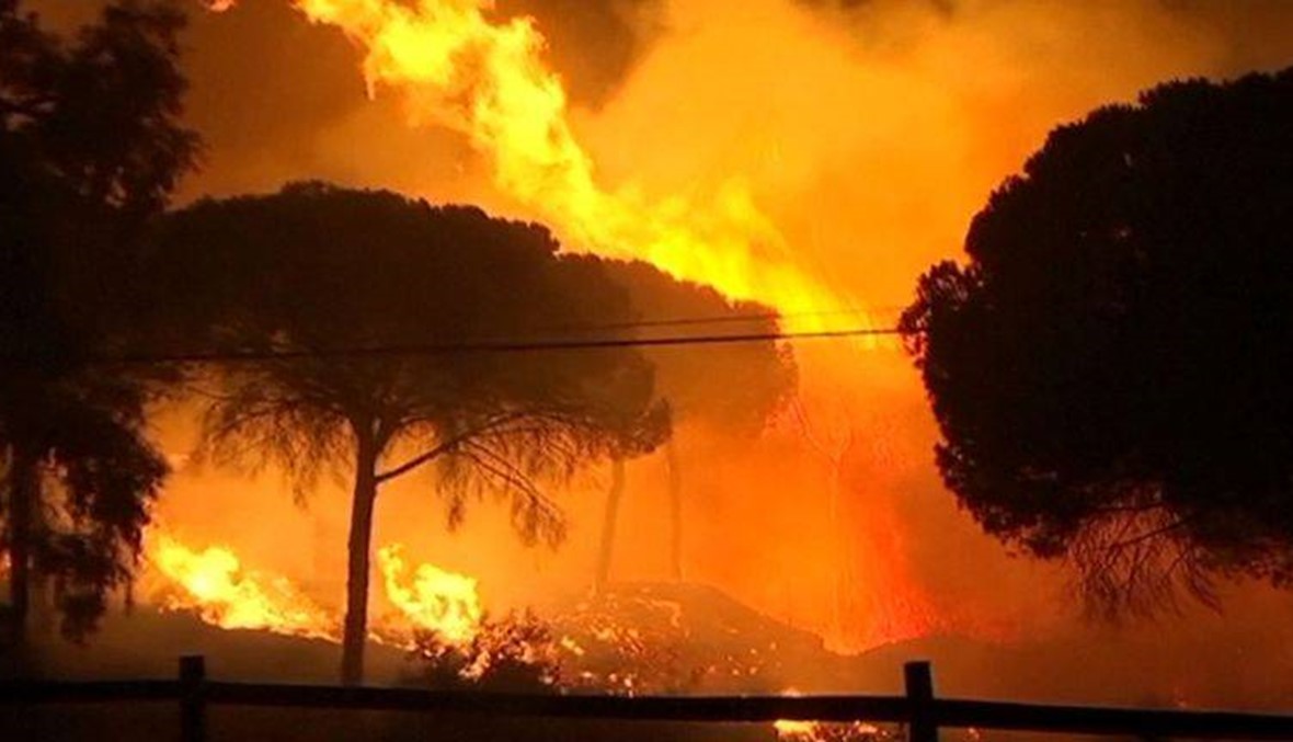 عشرات الحرائق تجتاح شمال إسبانيا