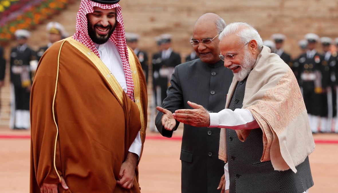 ولي العهد السعودي يجري محادثات في الهند بعد زيارة باكستان