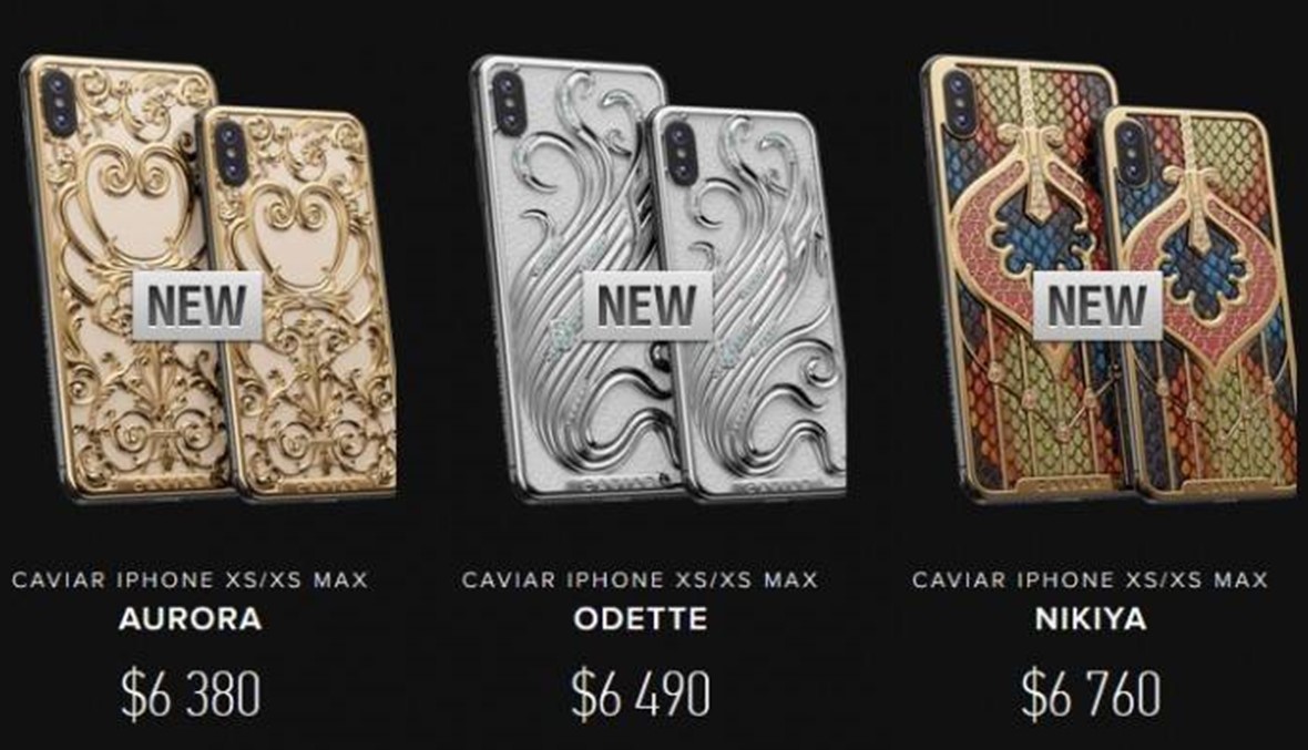 "كافيار" تطلق نسخات مرصّعة بالألماس من iPhone X و XS Max بهذه الأسعار!