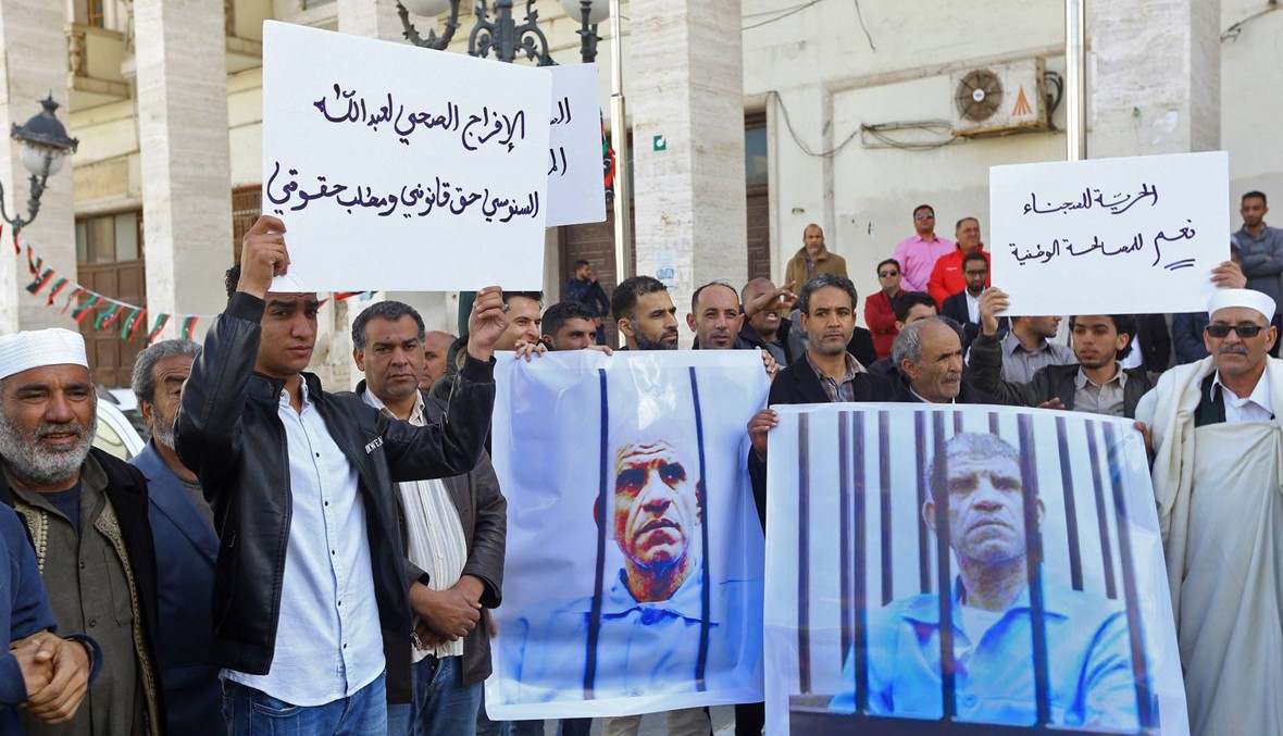 ليبيا: تظاهرة للإفراج عن رئيس الاستخبارات العسكرية في عهد القذافي